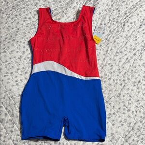 Cat & Jack Red, Blue, and Silver Kids Dance Costume